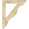 Ekena Millwork Funston Slat Rough Sawn Bracket w/ Offset Brace, Douglas Fir, 6"W x 32"D x 38"H BKT0604X32X38FST06RDF - alternate 3